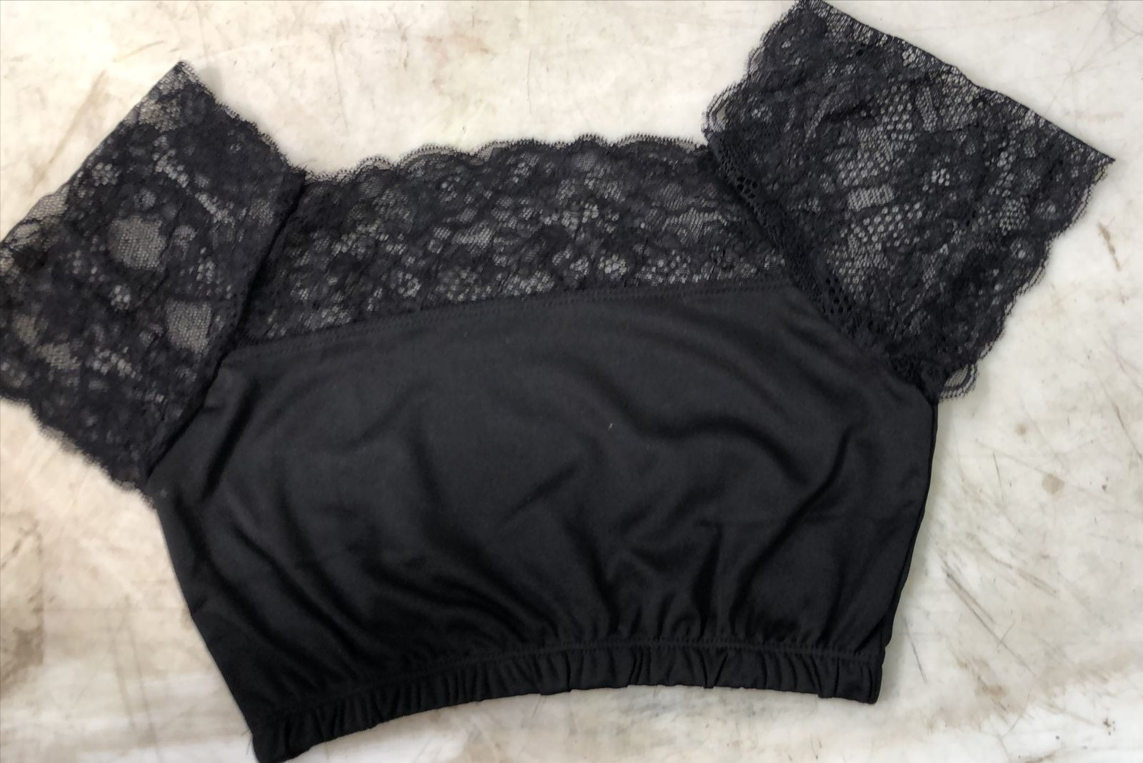 Women Black Color Top Size S