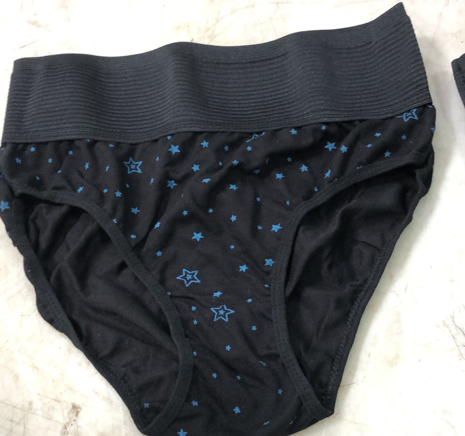 Women Black Printed Panty Pack Of 3 Size L