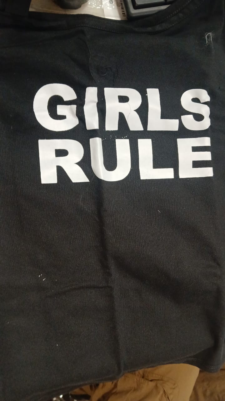 T Shirt For Women Color Black Size L