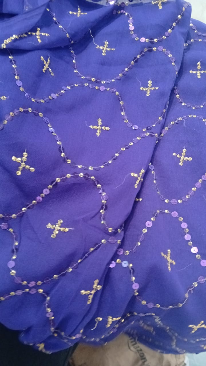 Saree For Women Color Blue