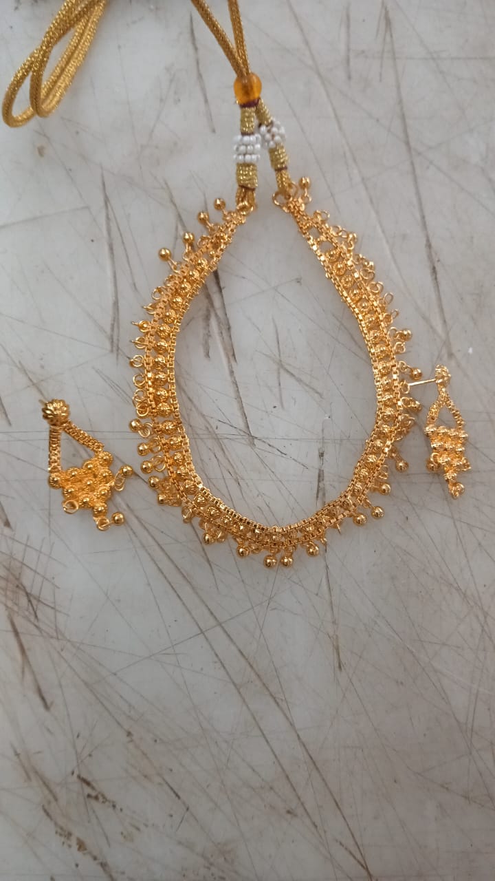 Necklace Set For Women Color Golden