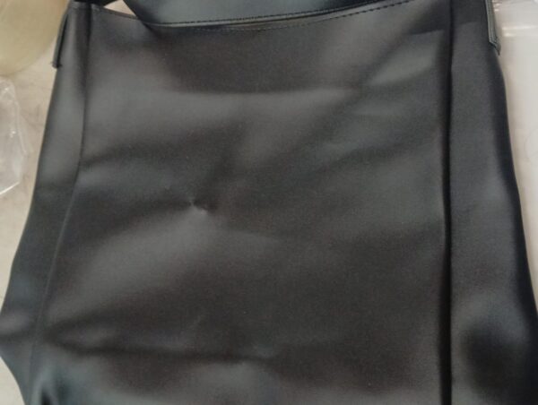 Leather Tote Bag For Women Handbag Black
