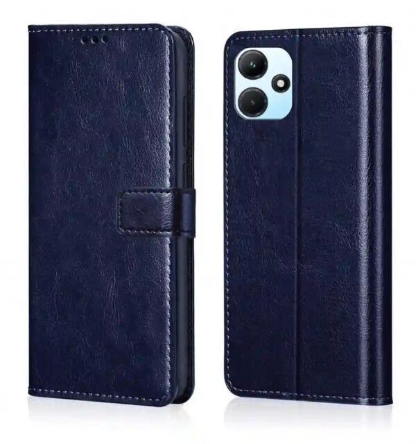 Flip Cover For Vivo Y56 5G Blue Colour