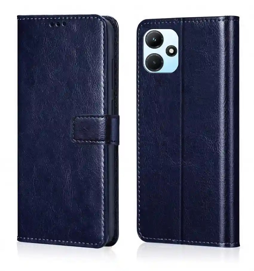 Flip Cover For Vivo Y56 5G Blue Colour
