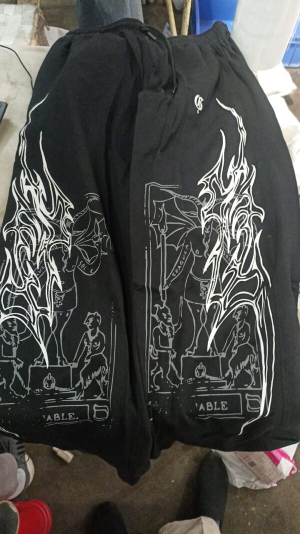 Men Black Track Pant Size M