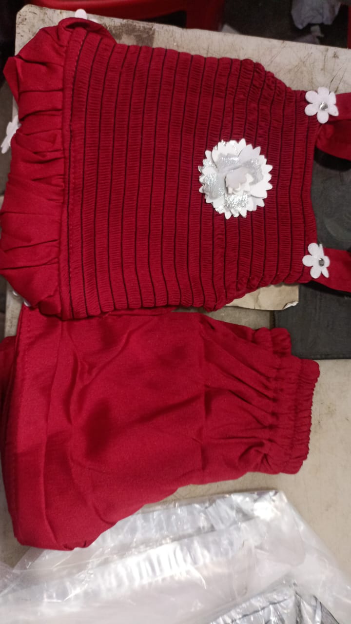 Kids Girl Dress Mehroon Color Size Nb