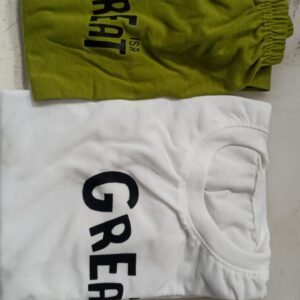 Kids Boy White Green Dress Size 4 Year