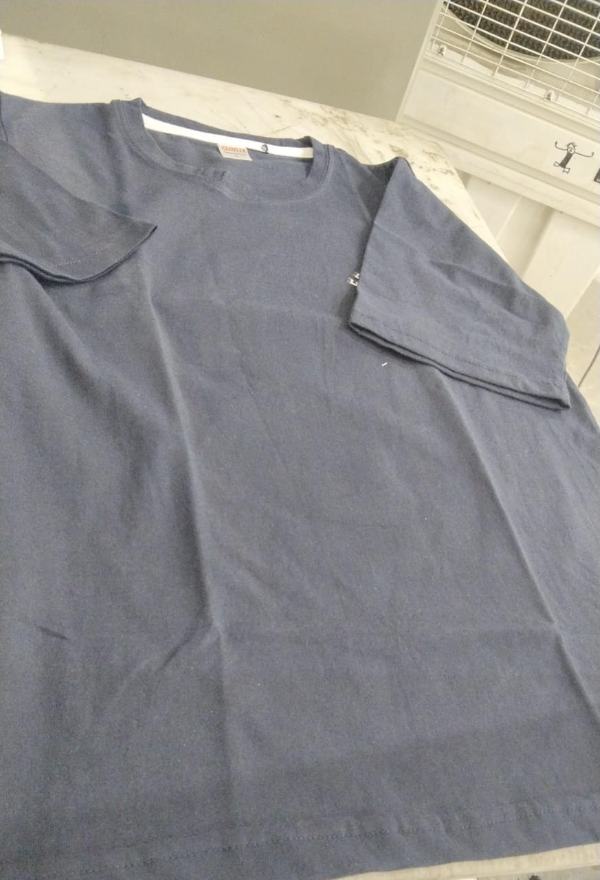 Navy Color T Shirt For Men Size S