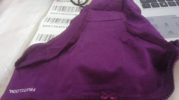 Fruit Of The Loom Ladies Maroon Colour Underwear Size M