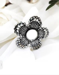 Ladies Sparkliza Alloy Silver Plated Ring