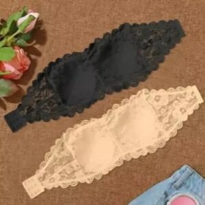 Womens Multicolor Inner Wear Strapless Bra Size 30 Pack Of 2