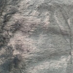 Woolen Grey Fur Stole And Scarf For Women And Girls