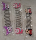 U Shape Hair Finishing Fixer Comb Invisible Hair Holder Metal Wire Hair Combs Mini Bangs Pack Of 3