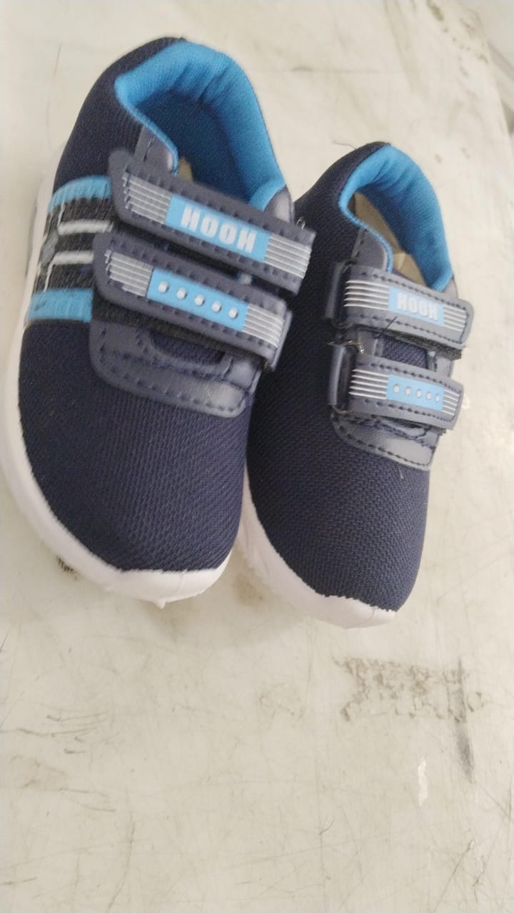 Navy Color Shoes For Kids Boys Size 9