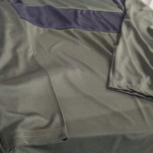 Olive Green And Black Color Full Sleeve T Shirt For Men Size L