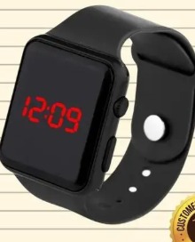 Latest Trending Kids Led Watch In Black Color
