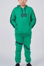 Edrio Kids Tracksuit Green Color Size 13 To 14 Y