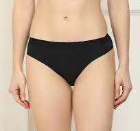 Women Black Panty Size M