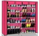 Pink Color Shoe Rack Cover 10 Layer