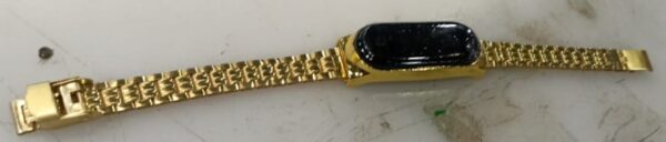 Men Golden Colour Led Watch