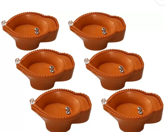 Water Sensor Brown Real Diya Pack Of 6