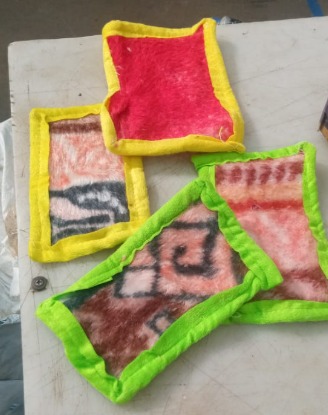 Multicolour Laddu Gopal Bed Sheet Pack Of 4