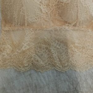 Women Cream Color Bra Size 30