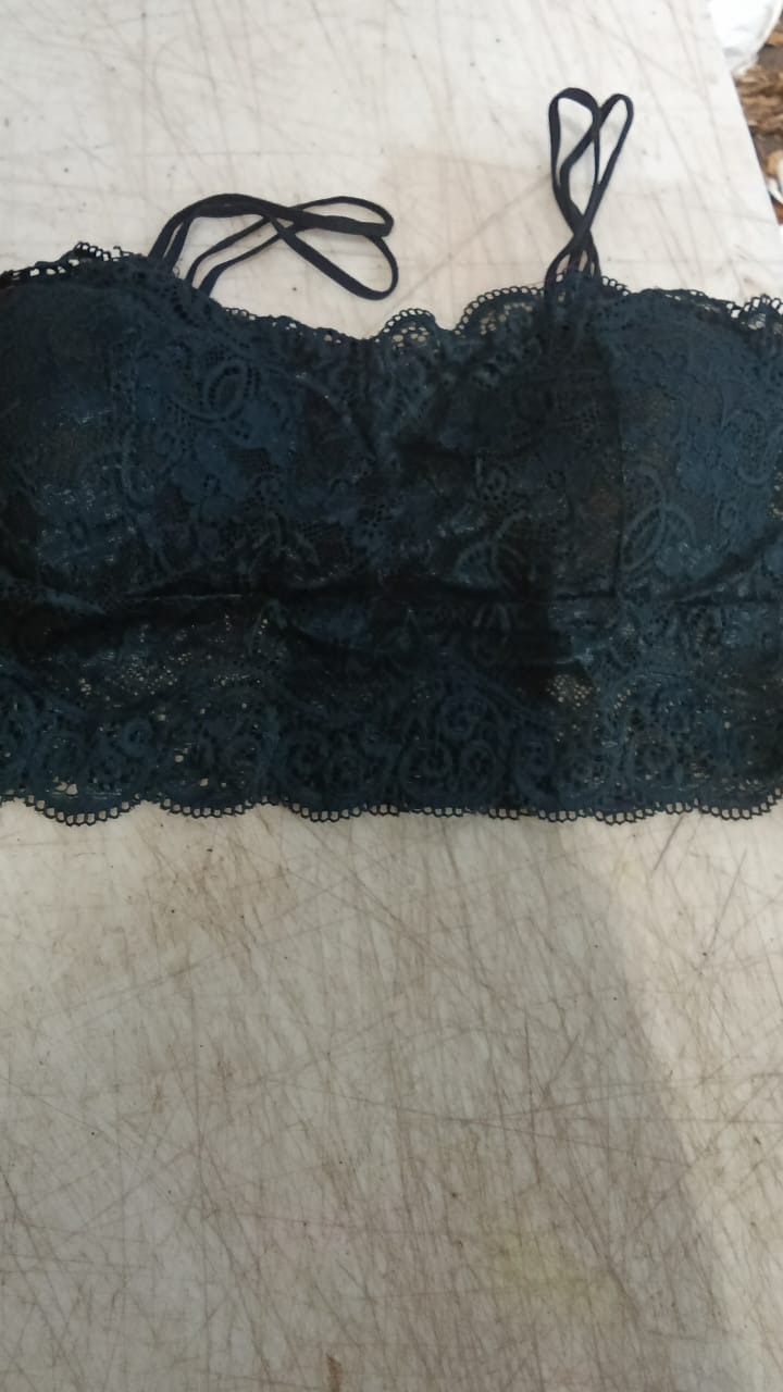Women Dark Blue Color Bra Size 30