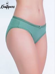 Women Green Color Panty Size M