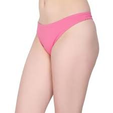 Women Pink Color Panty Size S