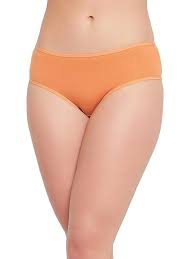 Women Soft Cotton Panty Light Orange Colour Size Xxl