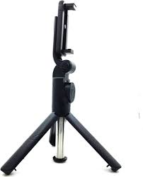 2 In 1 Wireless Selfie Stick And Tripod Black Colour