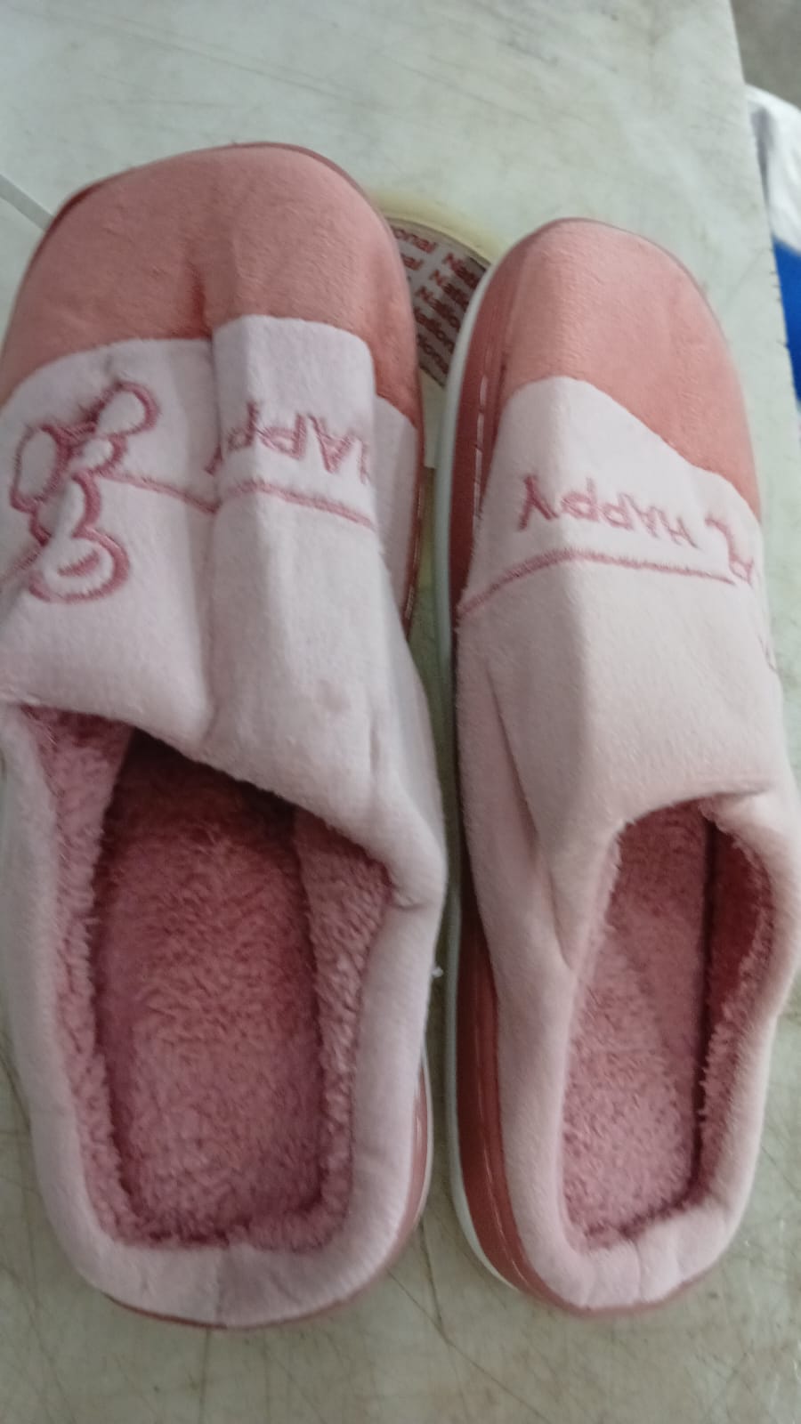 Winter Comfortable Indoor Slippers Color Pink For Women Size 41