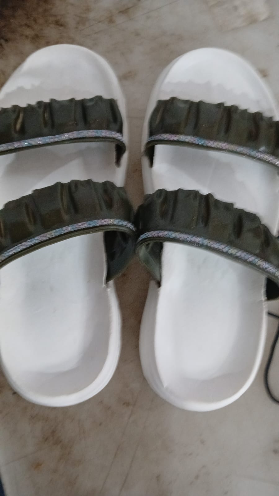 Women Flats Sandal Colour White Size 36