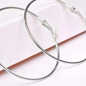 Silver Hoop Earrings For Women