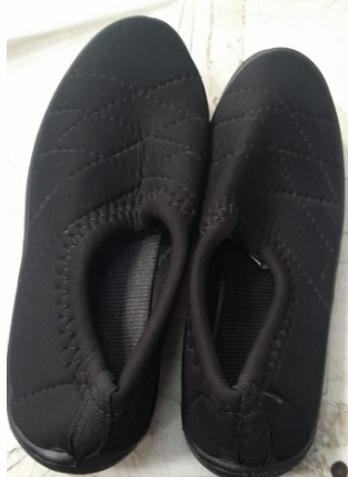 Womens Slip On Shoes Black Size 8