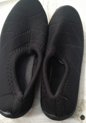 Womens Slip On Shoes Black Size 8