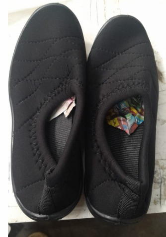 Womens Slip On Shoes Black Size 6
