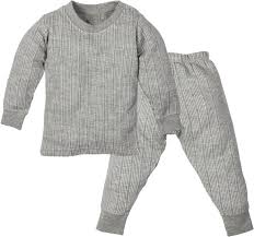 Neva Thermal Set For Kids Grey Colour Size 3 To 6 Month