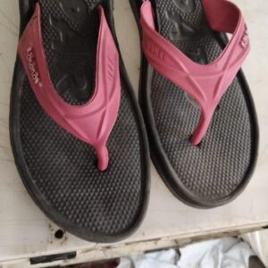 Black And Pink Color Slipper For Women Size 8