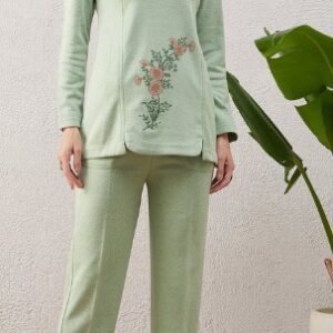Stado Mint Green Cord Set For Women Size Xl