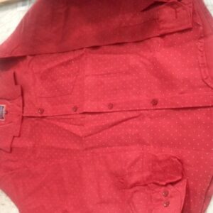 Balina Red Printed Shirt For Men Size S