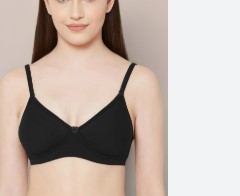 Black Soft Padded Bra For Women Size 28