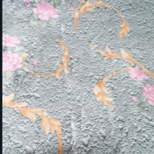 Grey Printed Adhesive Wallpaper For Home Decoration 3 Meter
