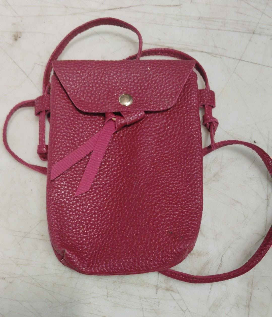 Cross Sling Bag For Women Maroon