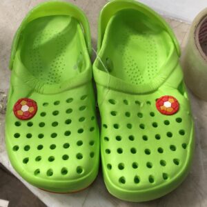 Green Color Kids Flip Flop Slipper Size 31