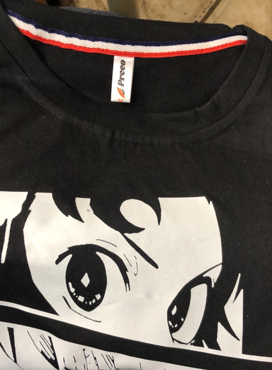 Black Color T Shirt For Men Size M