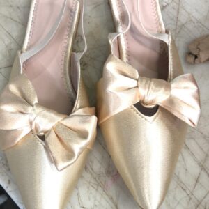 Golden Color Sandal For Women Size 38