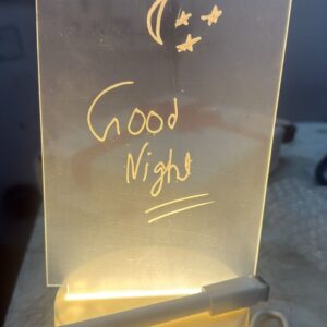 Creative 3D Led Glass Visualization Lamp Used