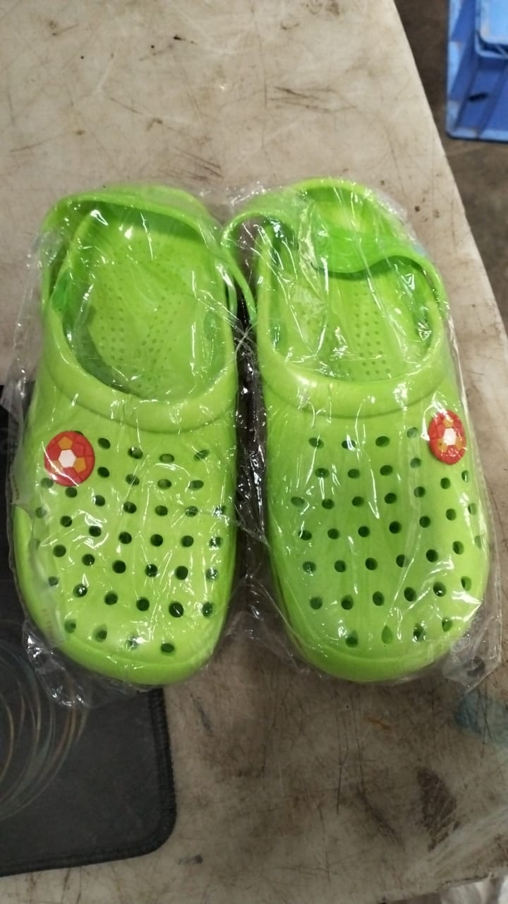 Kids Boy Girl Clogs Light Green Color Size 35
